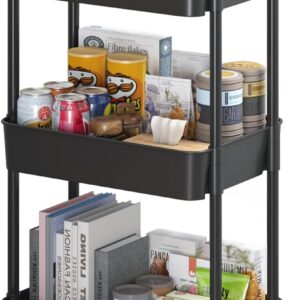 Sywhitta Three-Tier Rolling Utility Cart: Listing-Based Guide