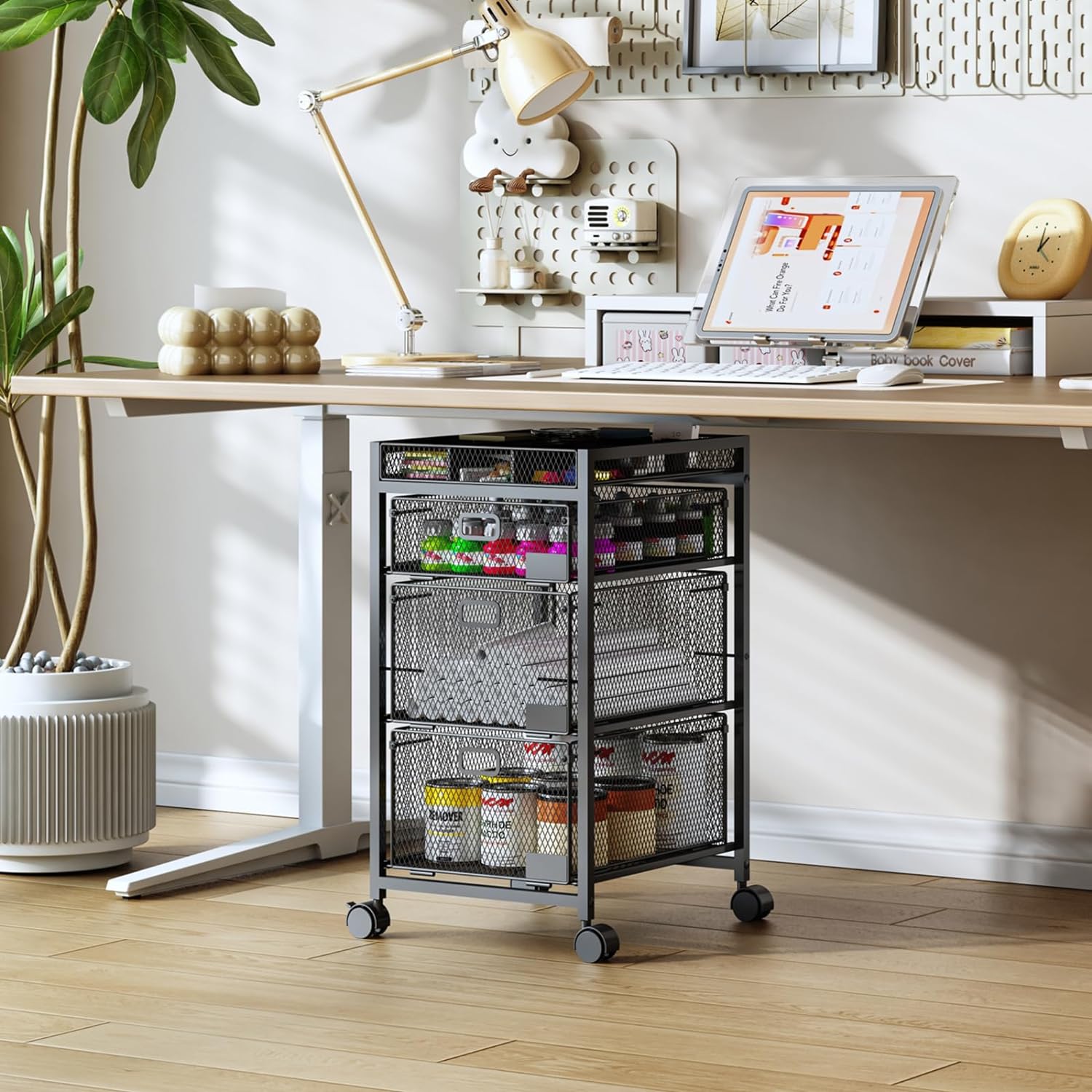 Three-Drawer Rolling Craft and Small-Parts Organizer - Image 2