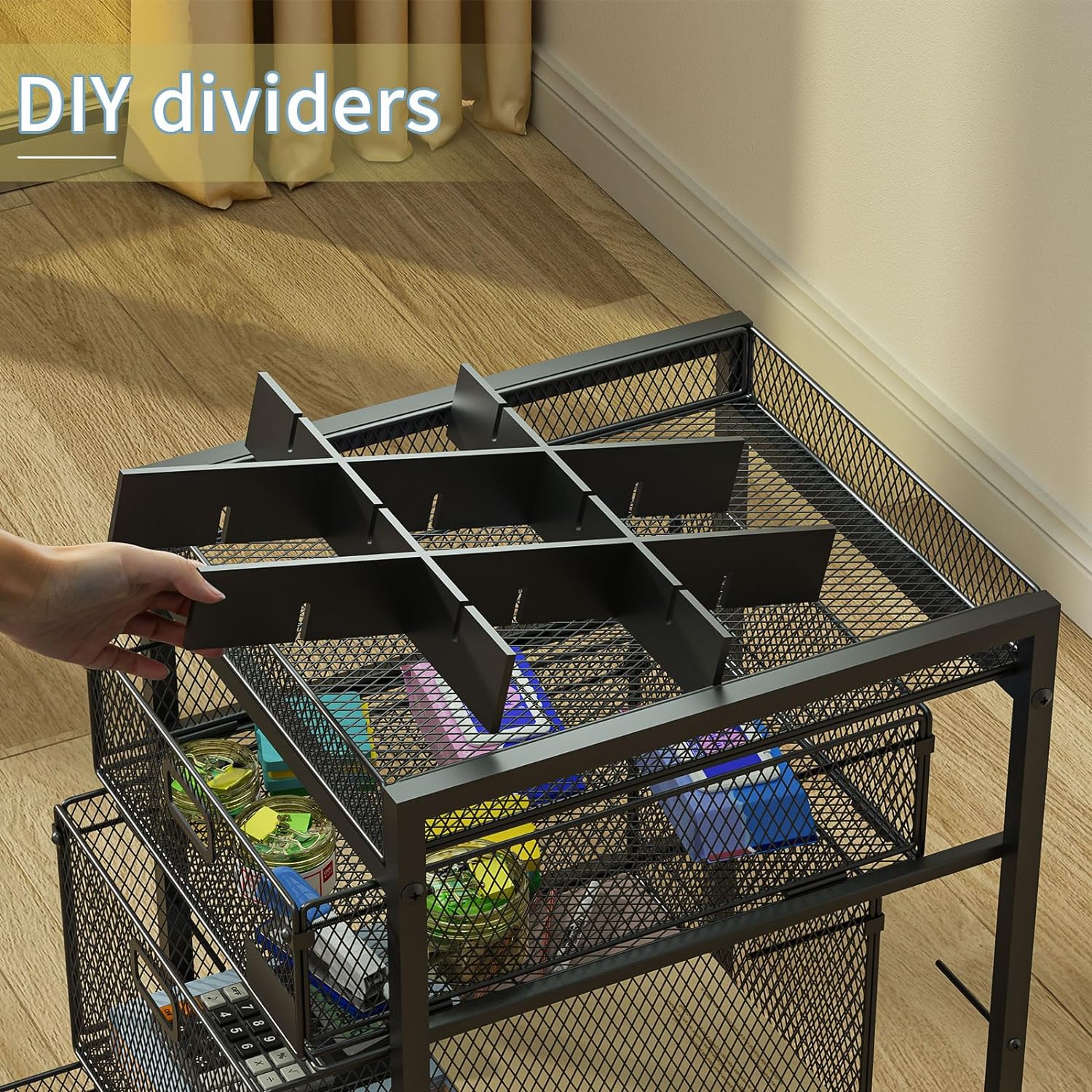 Three-Drawer Rolling Craft and Small-Parts Organizer - Image 6
